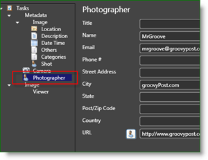 Microsoft Pro Fotoğraf Araçları Fotoğrafçı Meta Veri:: groovyPost.com