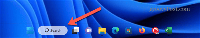 Windows 11 arama simgesi