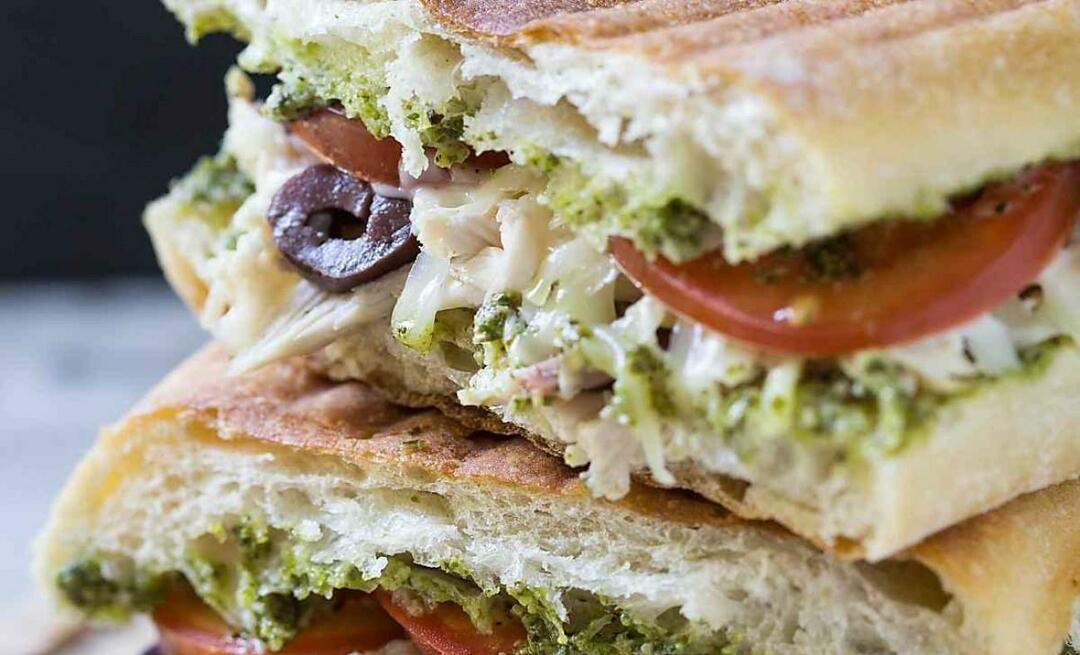 Pesto soslu tost nasıl yapılır? Pesto sosla hazırlanan tost tarifi