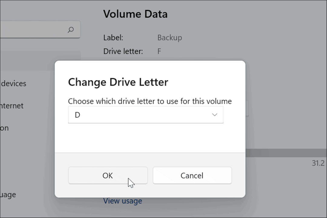 Windows 11'de bir sürücü harfini değiştirme
