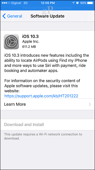 Apple iOS 10.3 - Yükseltmeniz Gerekenler ve Neler Dahil?