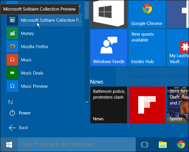 Microsoft Solitaire'i Windows 10'a Döndürüyor