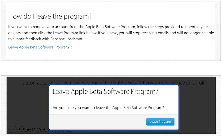 elma beta programından çık