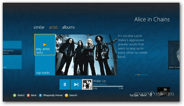 Xbox Live, 360 Konsol için Rhapsody Müzik Uygulamasını Alır