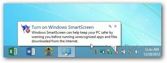 SmartScreen Balon Bildirimi
