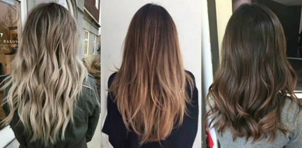 2018 yeni saç trendi sombre ile ışıltılı saçlar