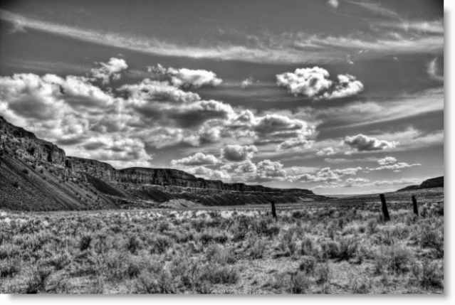 Fotoğrafçılık Nasıl Yapılır ve Alan Derinliği Görüntü Çöl Dağları Siyah ve Beyaz
