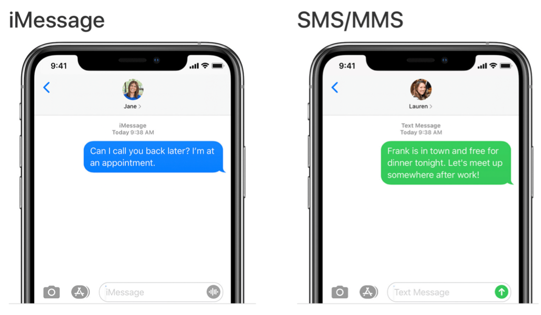 MacOS Big Sur iMessage ve SMS'deki mesajlar