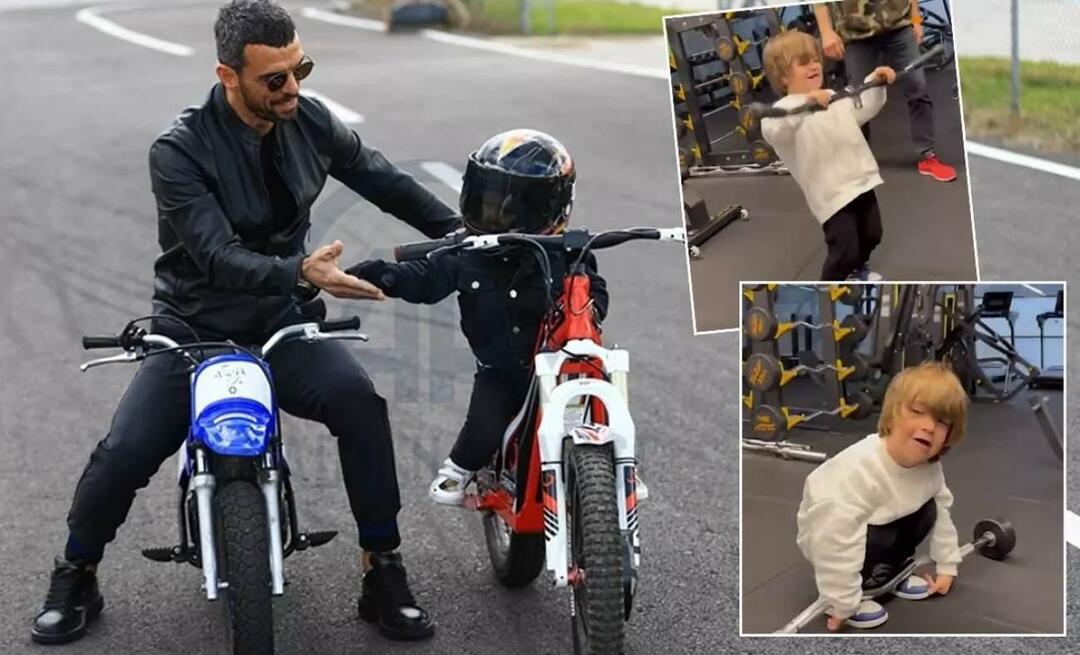 Kenan Sofuoğlu'nun 4 yaşındaki oğlu Zayn yine şaşkına çevirdi