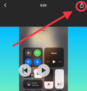 Videonuzu işlerken InShot uygulamasını açık tutun.