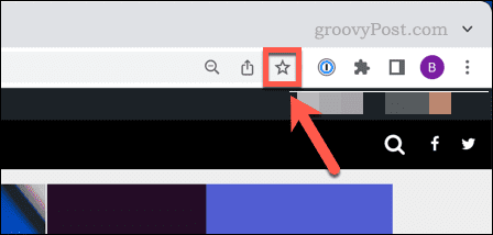 Google Chrome yer işareti simgesi