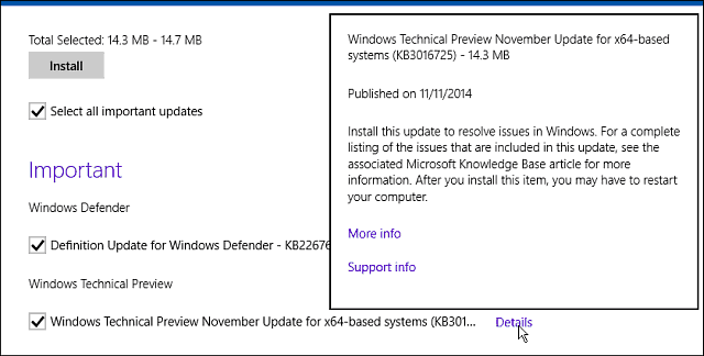 Windows Update Kasım