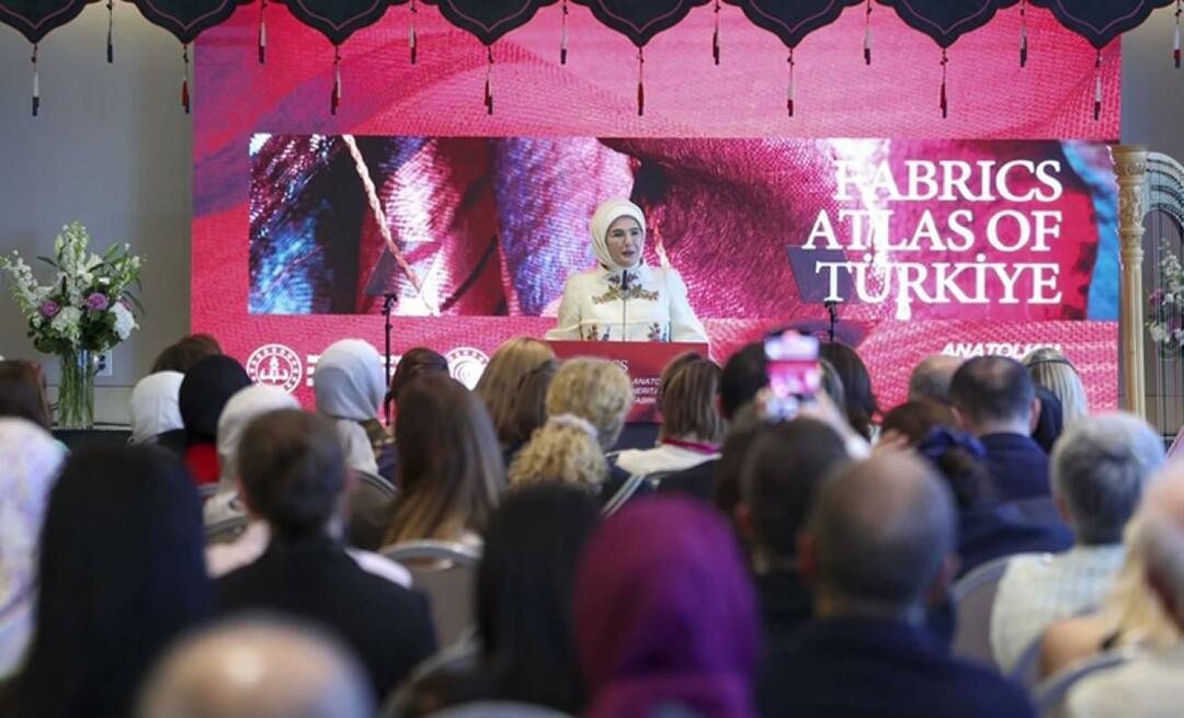 Emine Erdoğan New York’ta  lider eşleriyle bir araya geldi: Anadolu dokumaları göz kamaştırdı