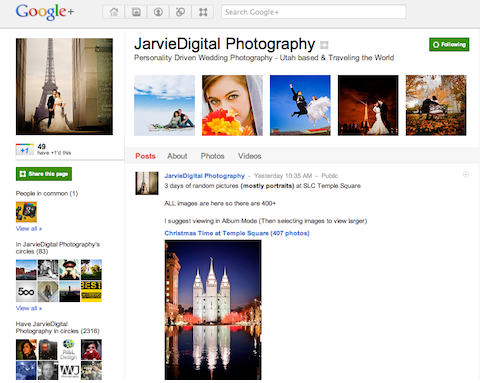jarvie google + sayfası