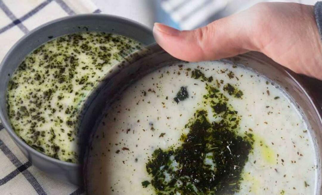 Yoğurtlu ıspanak çorbası nasıl yapılır?Komşularınızı şaşırtacak yoğurtlu ıspanak çorbası tarifi