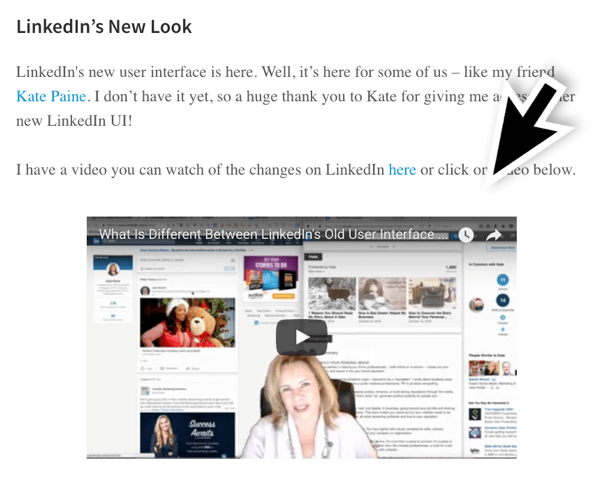 LinkedIn Publisher'da video gönderileri yaparken en az 400 kelimelik metin eklediğinizden emin olun.