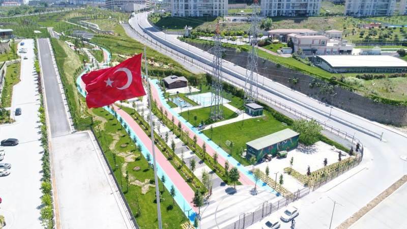 Başakşehir Belediyesi resmi sitesinde yer alan Ayazma Millet Bahçesi'ne ait görsel