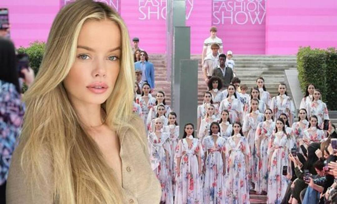 Antalya'da podyuma çıkacak dünyaca ünlü model Frida Aasen geleneği bozmadı! "Merhaba Türkiye"