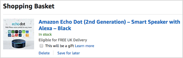 Amazon'un Echo Dot'u Noel 2017'nin en çok satanlarından biri oldu.