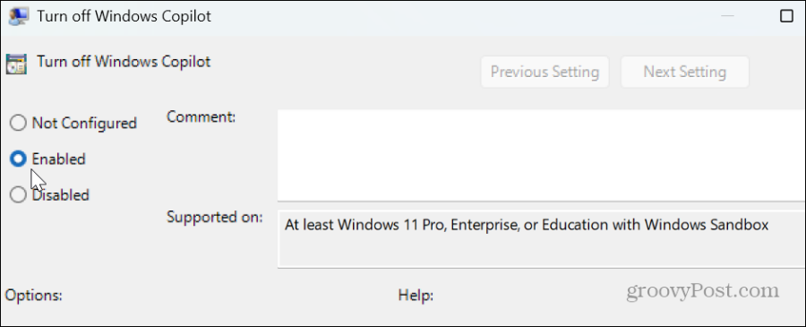 Windows 11'de Copilot'u devre dışı bırakın