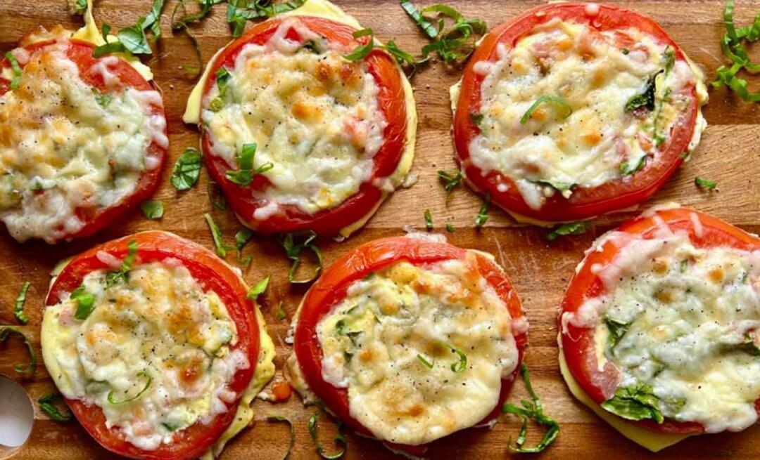 Peynirli fırında domates nasıl yapılır? Domatesle yapılan kolay yemek tarifi