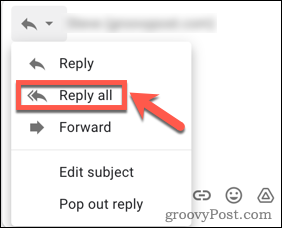 Tüm Gmail alıcılarına yanıt verin