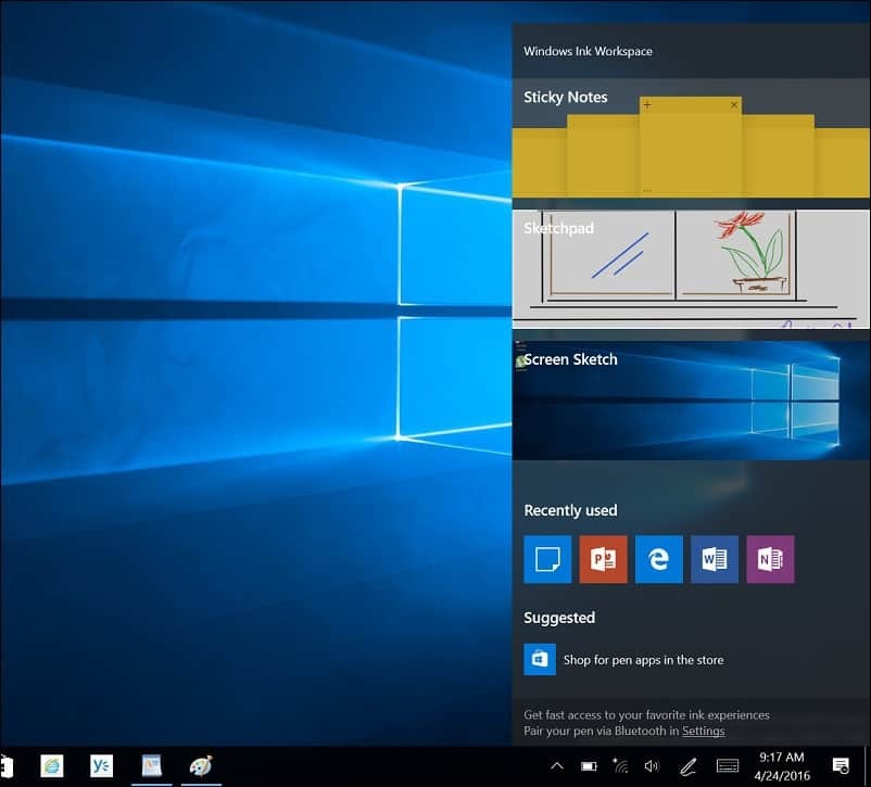 Windows 10 Mürekkep Özelliğine Başlarken