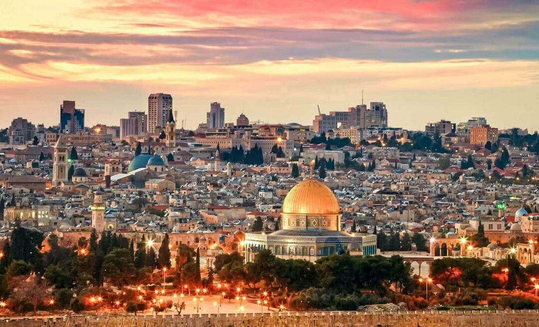 Kudüs'ün tarihi. Kudüs neden Müslümanlar için çok önemlidir?
