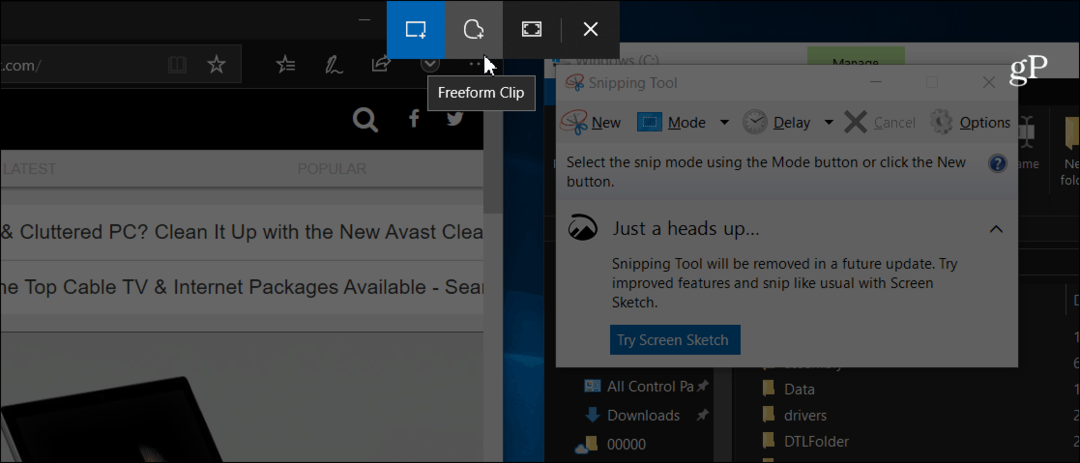 Windows 10'da Yeni Ekran Alıntısı ve Çizim Aracı ile Ekran Görüntülerini Yakalayın ve Açıklama Ekleyin