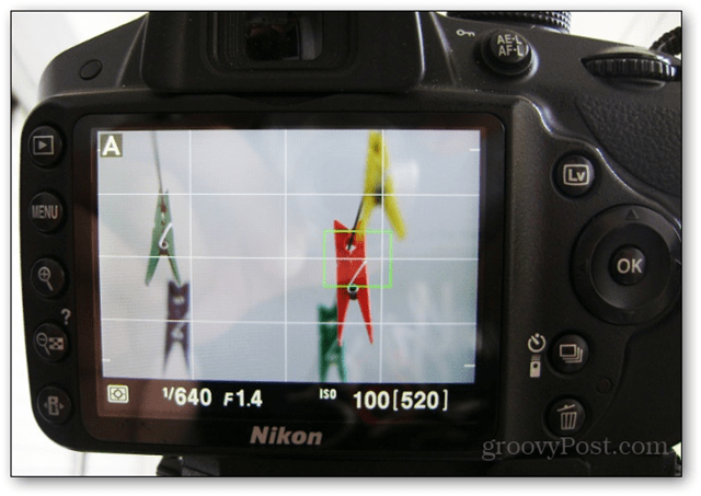 ilk fotoğraf kurulum tripod odak canlı görüntü dslr f / 1.4 1.4 nikon
