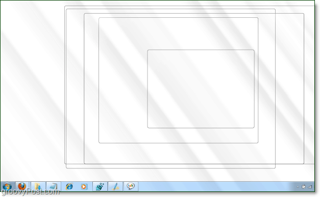 windows 7 aero peek ekran görüntüsü