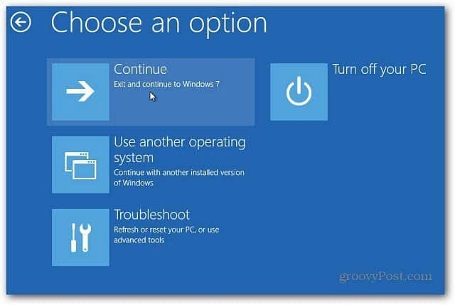 Windows 8'i Eski Önyükleme Yöneticisini Kullanma