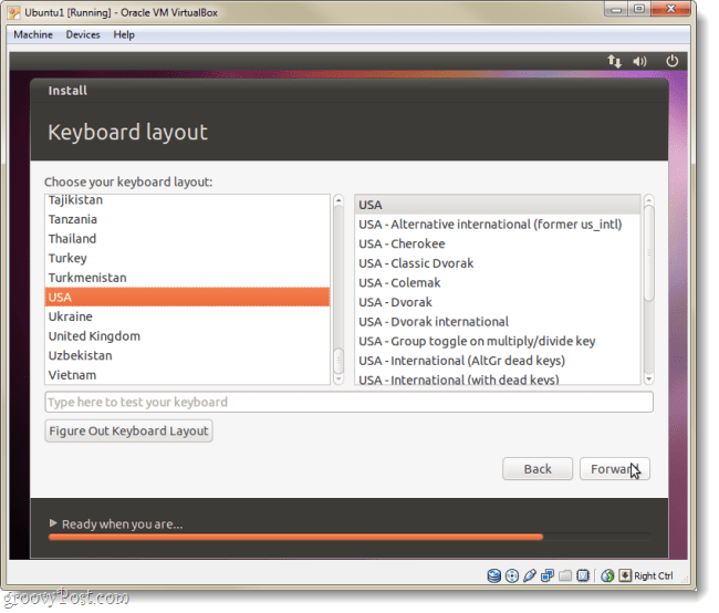 ubuntu klavye düzeni