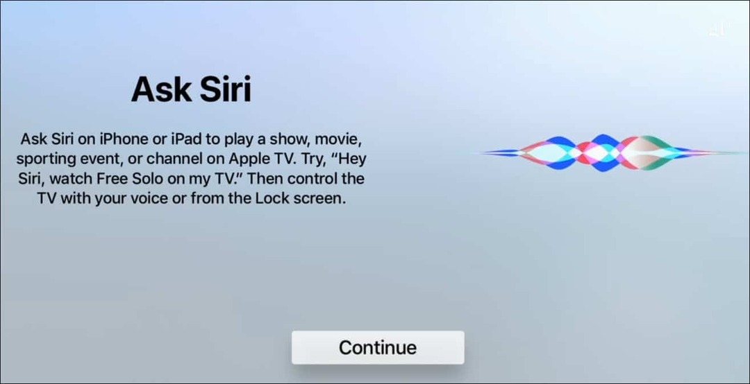 Siri Apple TV'ye sorun