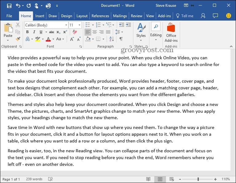Lorem Ipsum Metni Microsoft Word 2010 ve 2007'ye Nasıl Eklenir