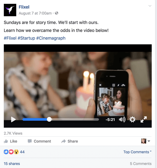 flixel facebook video reklamı