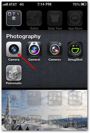 İPhone iOS Panoramik Fotoğraf Çek - Kameraya Dokun