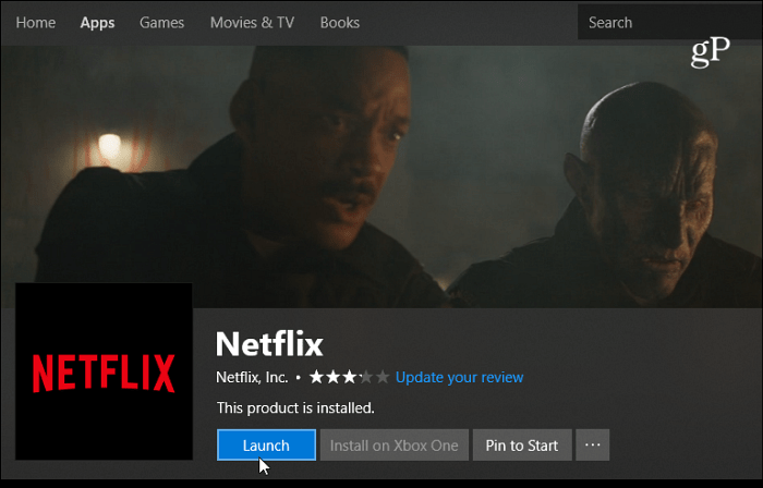 Netflix Uygulaması Windows 10