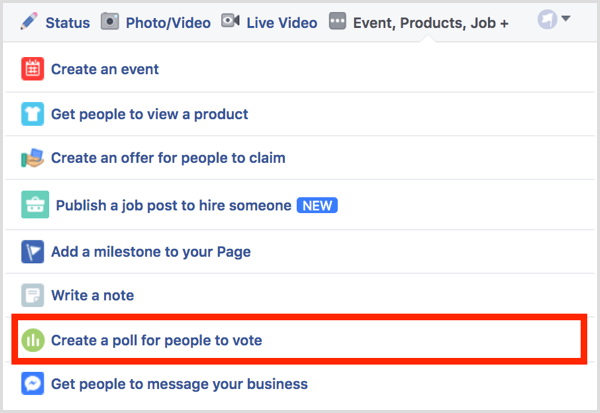 Facebook, insanların oy vermesi için bir anket oluşturuyor