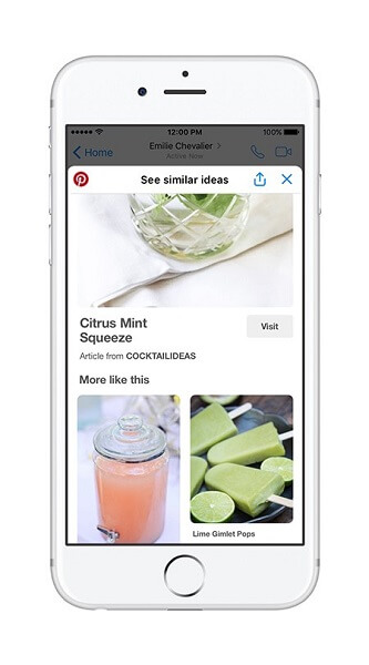 Pinterest'in Messenger için yeni sohbet uzantısı, Pin paylaşımını her zamankinden daha hızlı ve kolay hale getiriyor.