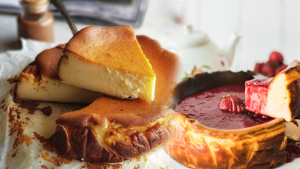 En kolay San Sebastian cheesecake nasıl yapılır? San Sebastian cheesecake püf noktaları
