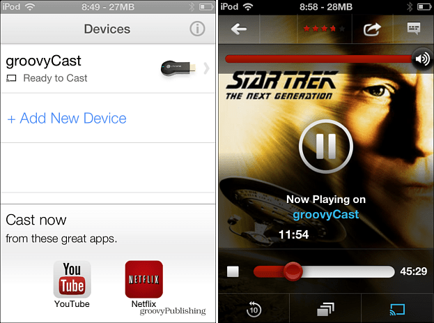 Chromecast iOS Uygulaması