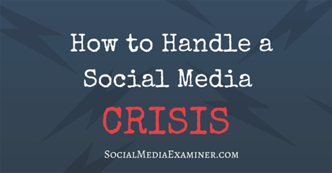 sosyal medya kriziyle başa çıkmak