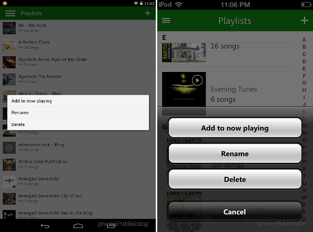 Xbox Müzik Android iOS