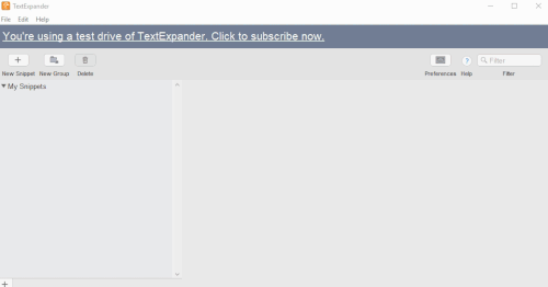 TextExpander snippet oluştur