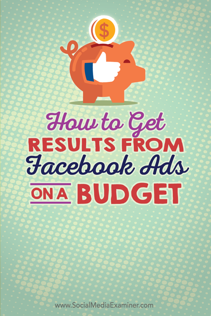 Facebook Reklamlarından Bütçeyle Nasıl Sonuç Elde Edilir: Sosyal Medya Denetçisi