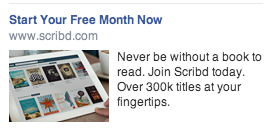 scribd facebook reklamı
