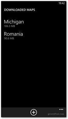 Windows Phone 8 kullanılabilir haritalar