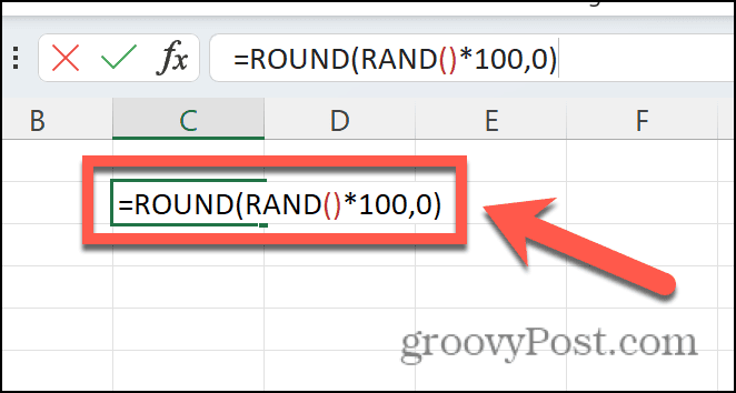 excel rand formülü