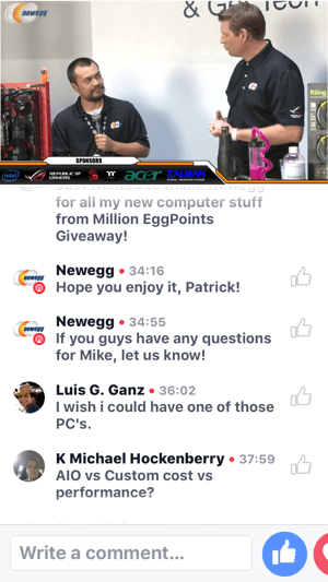 BlizzCon'da Newegg, VR'ye hazır bir bilgisayar oluşturmak için bir Facebook Live yayınına ev sahipliği yapıyor.